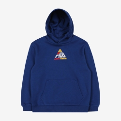 Fila Triangle Hooded - Poikien T Paita - Laivastonsininen | FI-67933